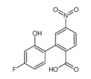2-(4-fluoro-2-hydroxyphenyl)-4-nitrobenzoic acid结构式