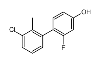 4-(3-chloro-2-methylphenyl)-3-fluorophenol Structure