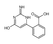 2-(2-amino-4-oxo-1H-pyrimidin-6-yl)benzoic acid结构式