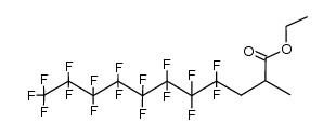 Ethyl 4,4,5,5,6,6,7,7,8,8,9,9,10,10,11,11,11-heptadecafluoro-2-methylundecanoate Structure