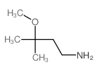 (3-Methoxy-3-methylbutyl)amine structure