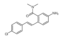 (N,N-dimethylcarbamoyl)-4-amino-4'-chlorostilbene Structure