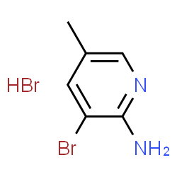 3-Bromo-5-methyl-pyridin-2-ylamine hydrobromide Structure