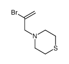 4-(2-Bromo-2-propen-1-yl)thiomorpholine结构式