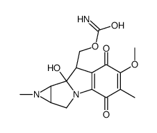 (1aS)-1,5-Dimethyl-6-methoxy-8β-(carbamoyloxymethyl)-8aα-hydroxy-1,1aα,2,8,8a,8bα-hexahydroazirino[2',3':3,4]pyrrolo[1,2-a]indole-4,7-dione picture