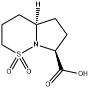 (4AR,7S)-hexahydro-2H-pyrrolo[1,2-b][1,2]-thiazine-7-carboxylic acid 1,1-dioxide Structure
