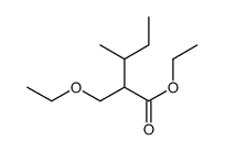 ethyl 2-(ethoxymethyl)-3-methylpentanoate结构式
