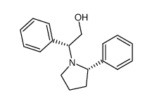 (-)-N-(2-(1-Hydroxy-2(R)-phenylethyl))-5(S)-phenyl-2-pyrrolidine结构式