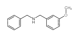 N-苄基-1-(3-甲氧基苯基)甲胺结构式