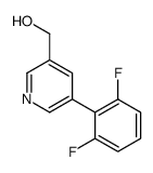 [5-(2,6-difluorophenyl)pyridin-3-yl]methanol结构式