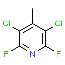 3,5-Dichloro-2,6-difluoro-4-methylpyridine Structure