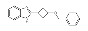2-(3-(benzyloxy)cyclobutyl)-1H-benzo[d]imidazole Structure