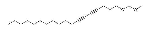 1-(methoxymethoxy)-4,6-octadecadiyne结构式