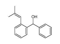 (2-(2-methylprop-1-en-1-yl)phenyl)(phenyl)methanol Structure