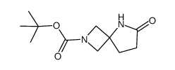 6-氧代-2,5-二氮杂螺[3.4]辛烷-2-羧酸叔丁酯结构式