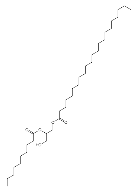 (2-decanoyloxy-3-hydroxypropyl) docosanoate结构式