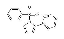 2-[1-(benzenesulfonyl)pyrrol-2-yl]pyridine结构式