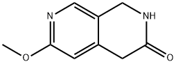 6-Methoxy-1, 4-dihydro-2, 7-naphthyridin-3(2H)-one structure