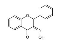 Phenyl-2 oximino-3 chromanone-4 Structure