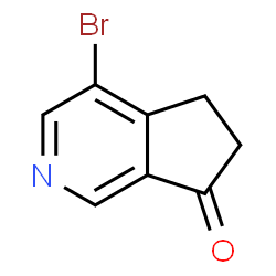 4-Bromo-5,6-dihydro-7H-cyclopenta[c]pyridin-7-one Structure