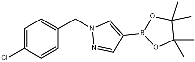 1-(4-Chlorobenzyl)-4-(4,4,5,5-tetramethyl-1,3,2-dioxaborolan-2-yl)-1H-pyrazole picture