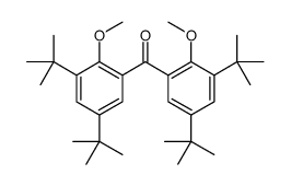 bis(3,5-ditert-butyl-2-methoxyphenyl)methanone结构式