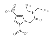 1H-Pyrrole-1-acetamide,N,N-diethyl-2,4-dinitro-结构式