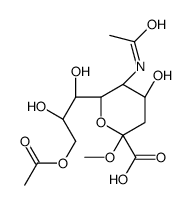 N-Acetyl-2-O-methyl-α-neuraminic Acid Structure