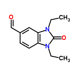 1,3-DIETHYL-2-OXO-2,3-DIHYDRO-1H-BENZOIMIDAZOLE-5-CARBALDEHYDE structure