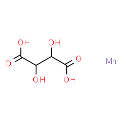 [R-(R*,R*)]-tartaric acid, manganese salt结构式