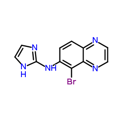 5-Bromo-N-(1H-imidazol-2-yl)-6-quinoxalinamine structure