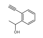 2-(1-Hydroxyethyl)-1-ethynylbenzene Structure