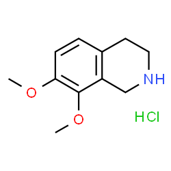 7,8-DIMETHOXY-1,2,3,4-TETRAHYDROISOQUINOLINE结构式
