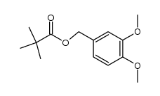 3,4-Dimethoxybenzyl pivalate Structure