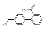 4-(羟基甲基)-[1,1-联苯]-2-羧酸结构式