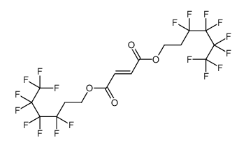 bis(3,3,4,4,5,5,6,6,6-nonafluorohexyl) but-2-enedioate结构式