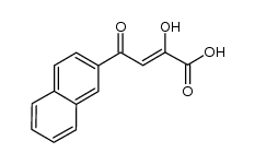 2-hydroxy-4-naphthalen-2-yl-4-oxo-but-2-enoic acid结构式