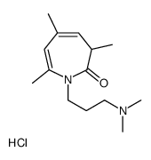 dimethyl-[3-(3,5,7-trimethyl-2-oxo-3H-azepin-1-yl)propyl]azanium,chloride结构式