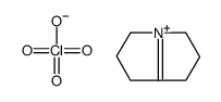 1,2,3,5,6,7-hexahydropyrrolizin-4-ium,perchlorate Structure
