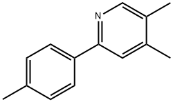 4,5-Dimethyl-2-(4-methylphenyl)pyridine structure