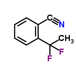 2-(1,1-Difluoroethyl)benzonitrile Structure
