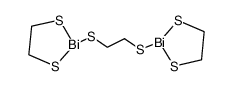 1,2-bis((1,3-dithia-2-bismolane-2-yl)thio)ethane Structure