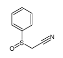 benzenesulfinyl-acetonitrile Structure