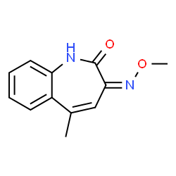 (Z)-3-(METHOXYIMINO)-5-METHYL-1H-BENZO[B]AZEPIN-2(3H)-ONE结构式