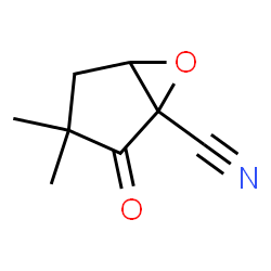 6-Oxabicyclo[3.1.0]hexane-1-carbonitrile,3,3-dimethyl-2-oxo-(9CI)结构式