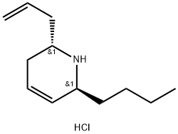 rac-(2S,6S)-2-allyl-6-butyl-1,2,3,6-tetrahydropyridine hydrochloride Structure