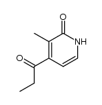 3-methyl-4-propionyl-1H-pyridin-2-one结构式