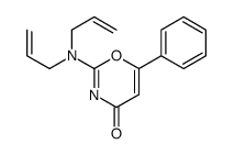 2-[bis(prop-2-enyl)amino]-6-phenyl-1,3-oxazin-4-one Structure