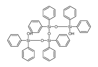 hydroxy-[[[hydroxy(diphenyl)silyl]oxy-diphenylsilyl]oxy-diphenylsilyl]oxy-diphenylsilane Structure