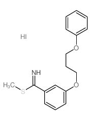 methylsulfanyl-[3-(3-phenoxypropoxy)phenyl]methanimine结构式